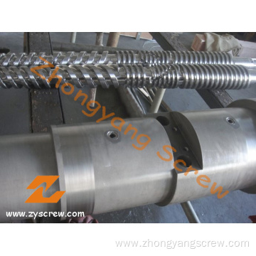 Conical Twin Screw Barrel for Pipe Extrusion (ZYT373)